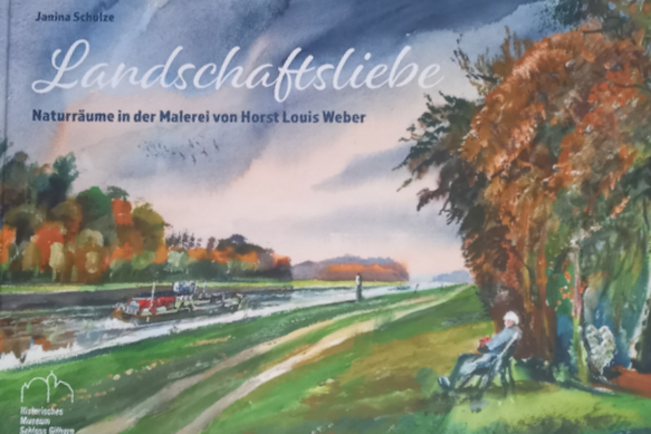 Das Bild zeigt das Titelbild des Bildbands. Es ist der Elbe-Seitenkanal zu sehen.